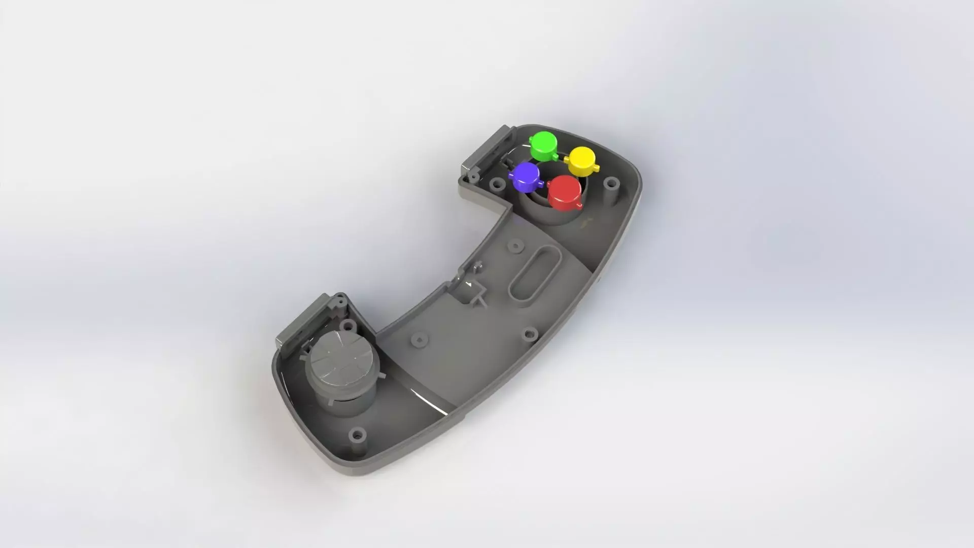 Amiga CD32 Gamepad 3D print model_9