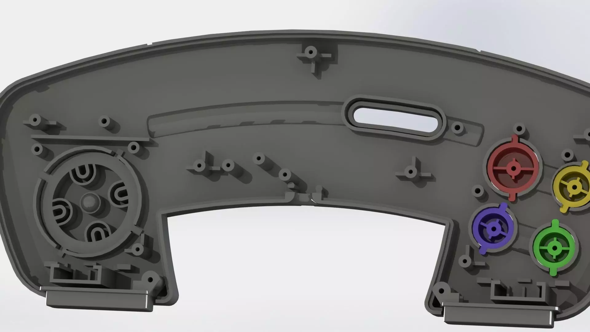 Amiga CD32 Gamepad 3D print model_4