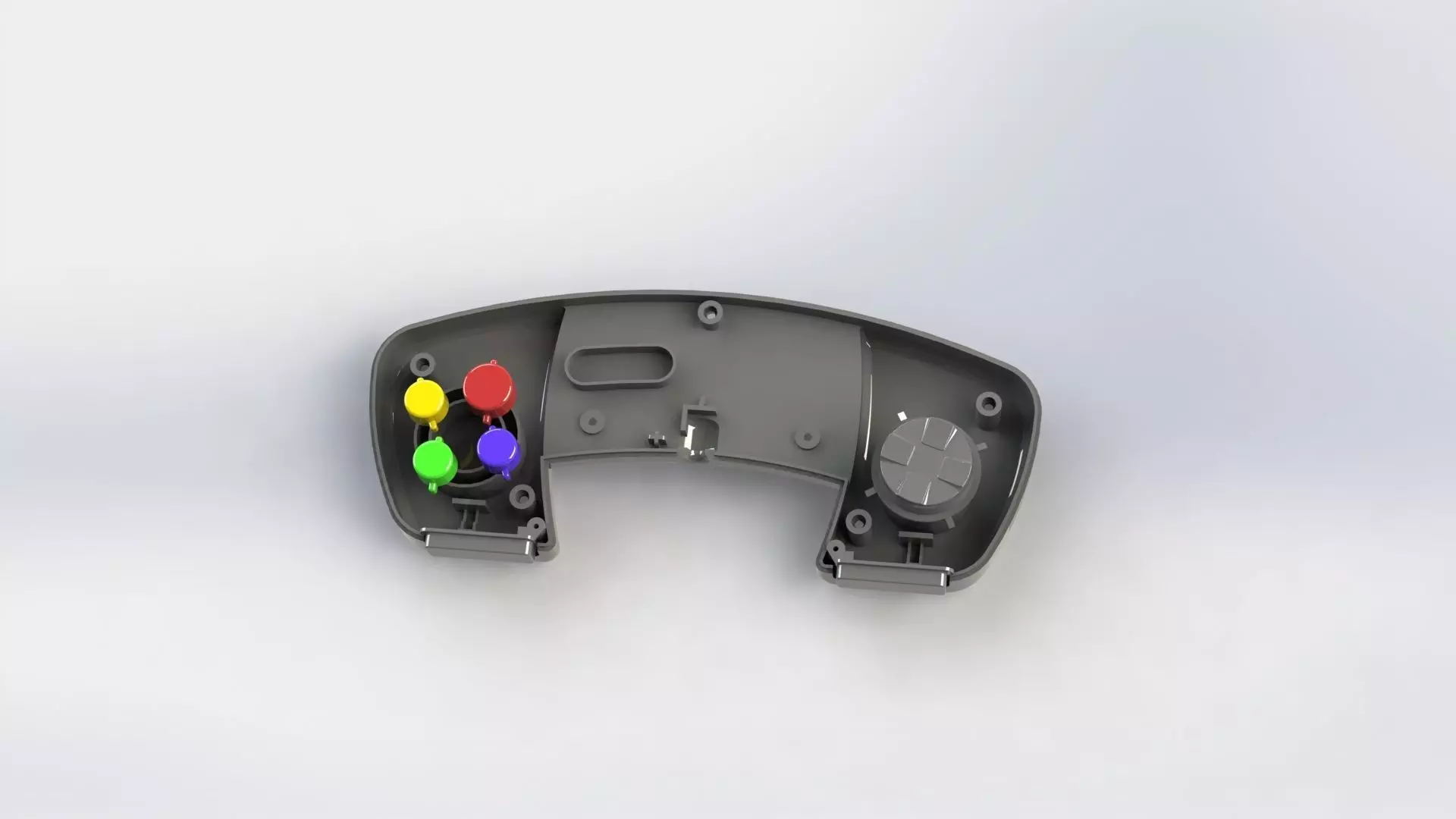 Amiga CD32 Gamepad 3D print model_10