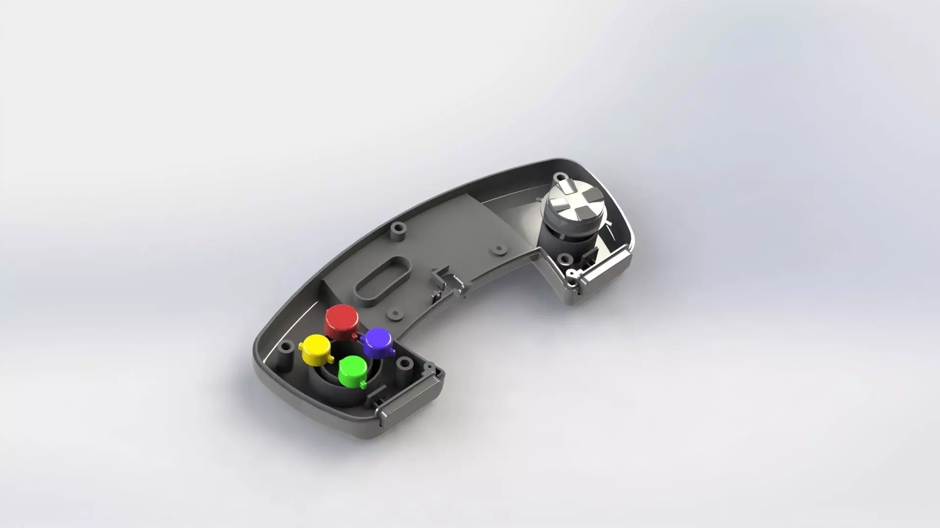 Amiga CD32 Gamepad 3D print model_11