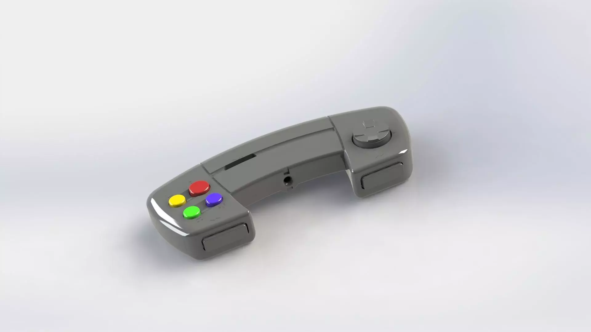 Amiga CD32 Gamepad 3D print model_6
