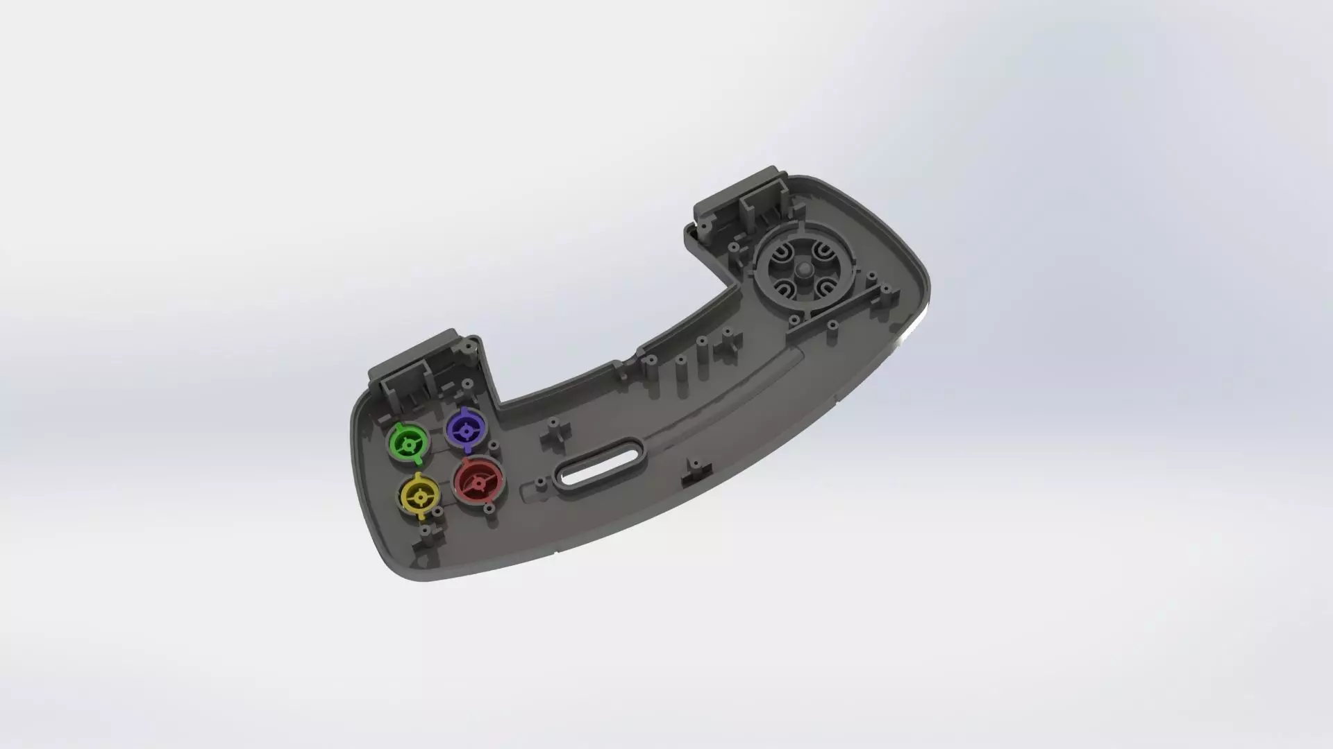 Amiga CD32 Gamepad 3D print model_12