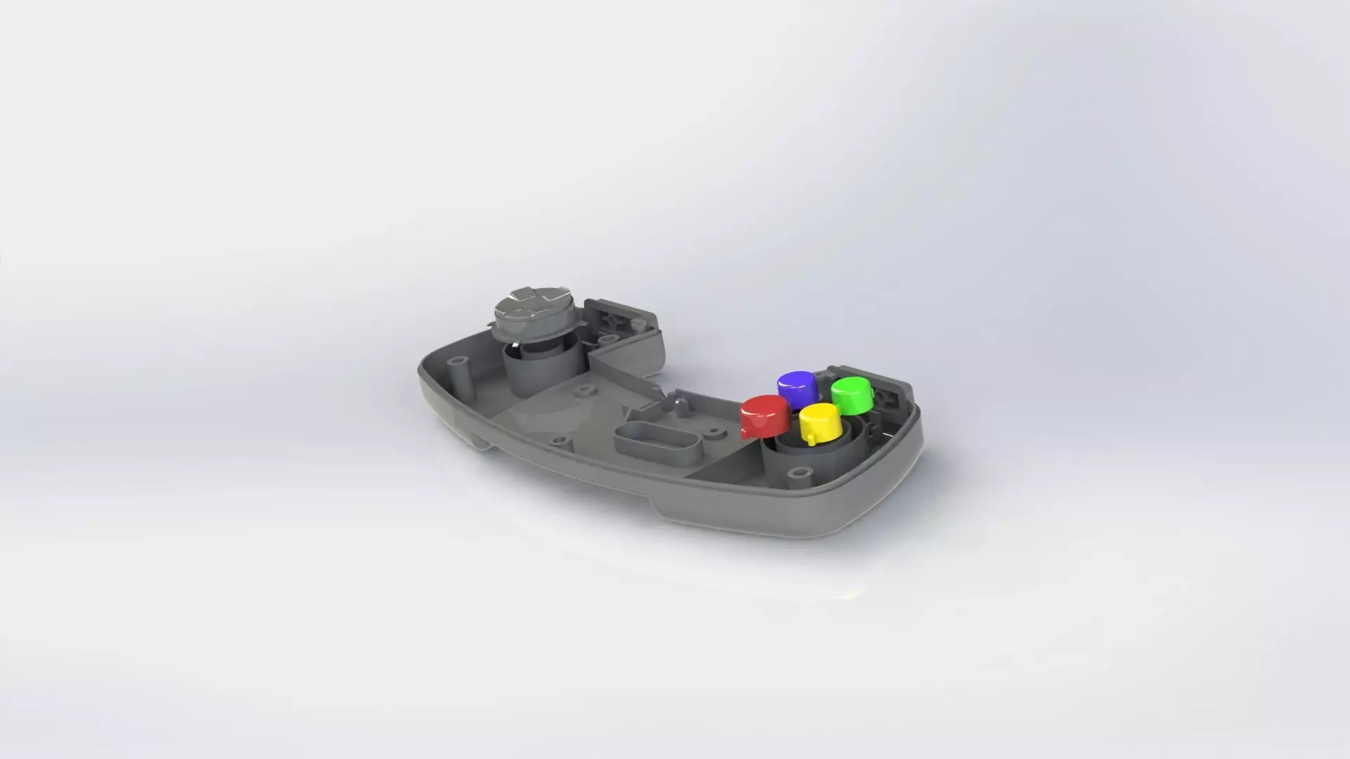 Amiga CD32 Gamepad 3D print model_8