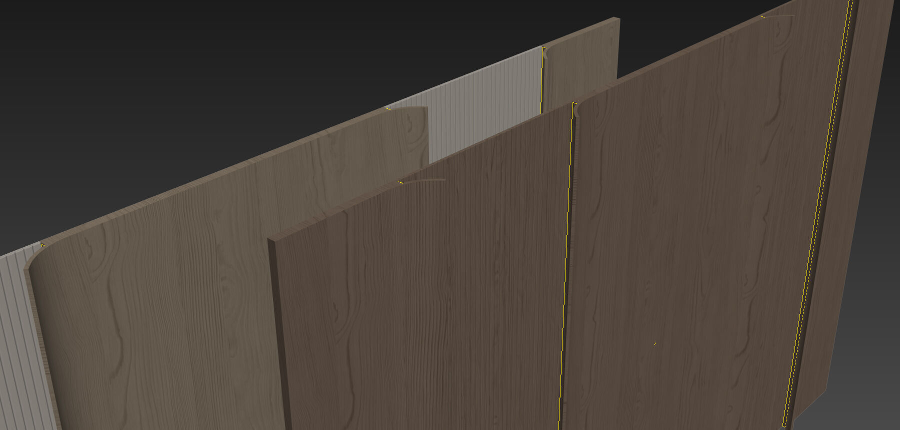 Decorative V25 Wall Panels 3D model_9