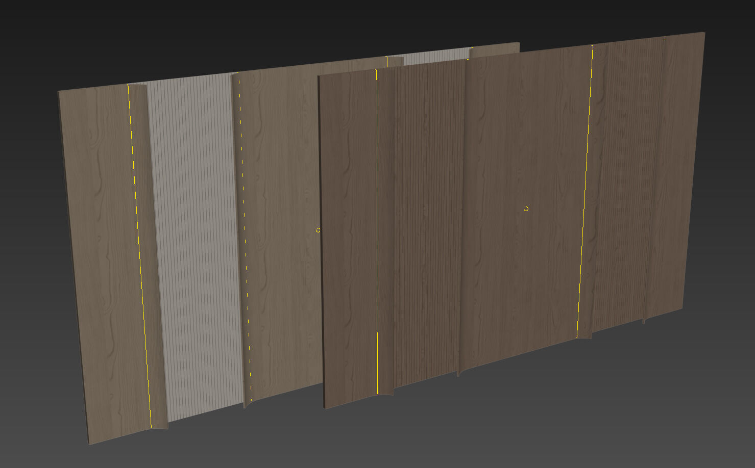 Decorative V25 Wall Panels 3D model_6