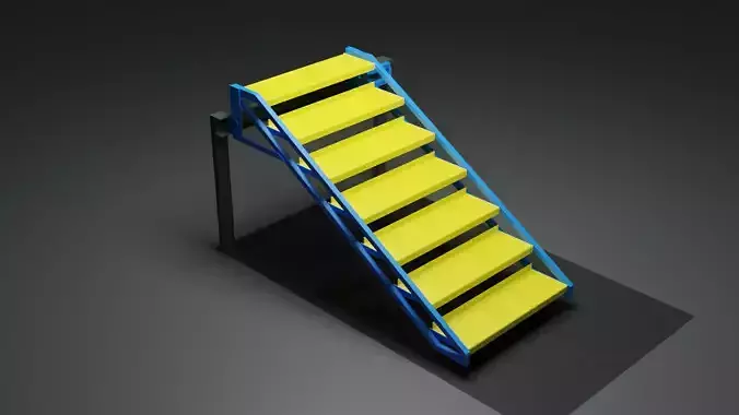 staircase 004 3D Model 