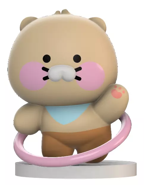 kakao friend Choonsik figure 3D print model_0