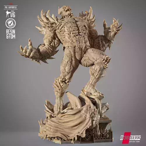 B3DSERK Devastor Sculpture