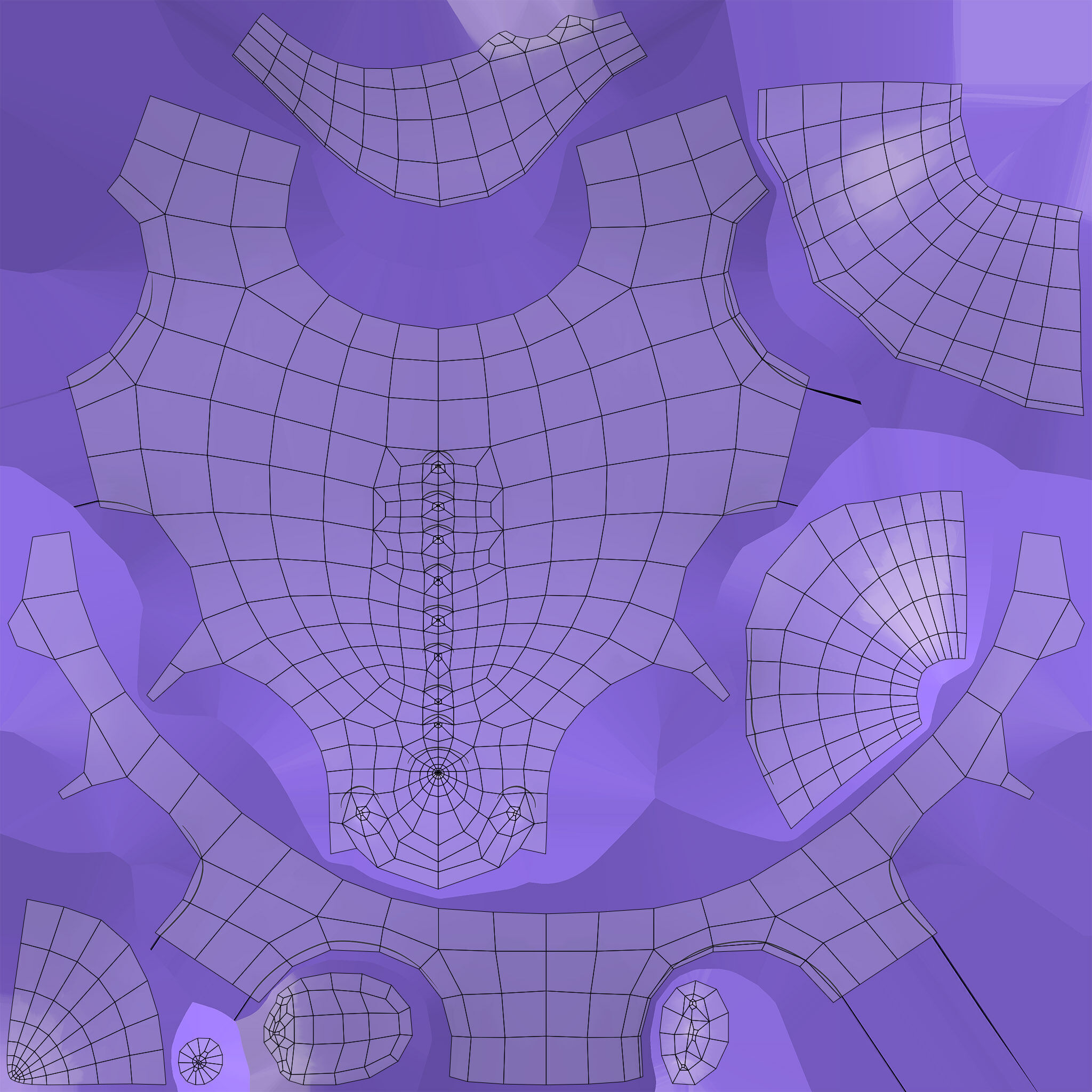 Gengnar Low-poly 3D model_25