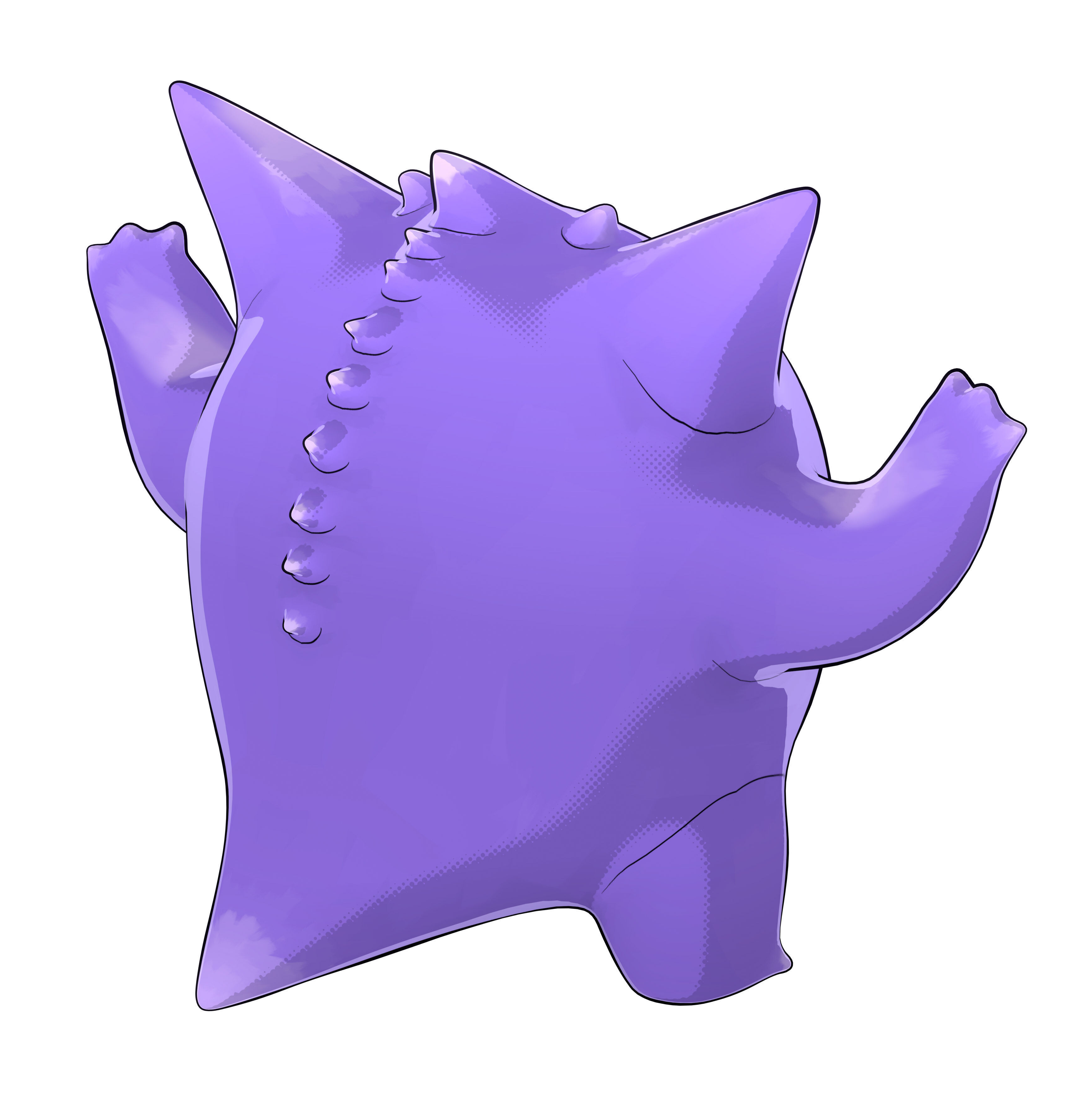 Gengnar Low-poly 3D model_12