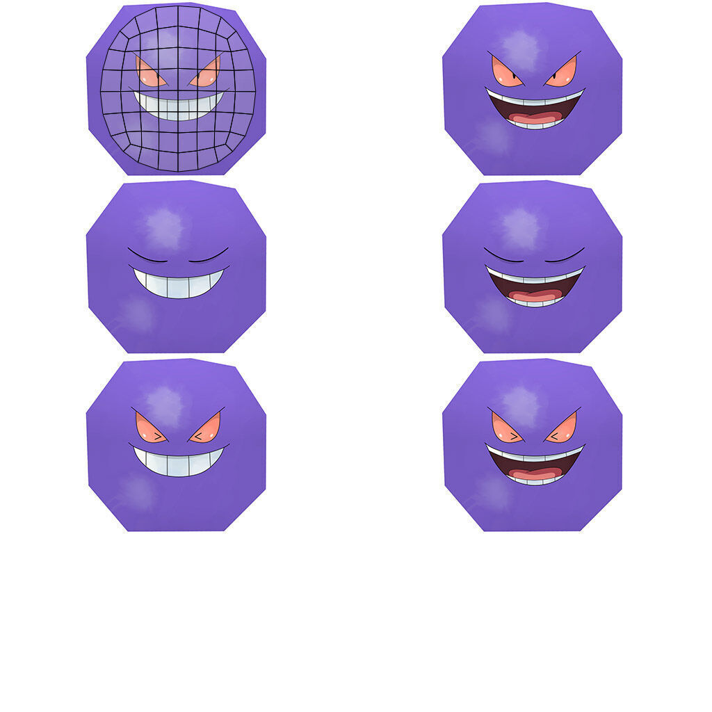 Gengnar Low-poly 3D model_24