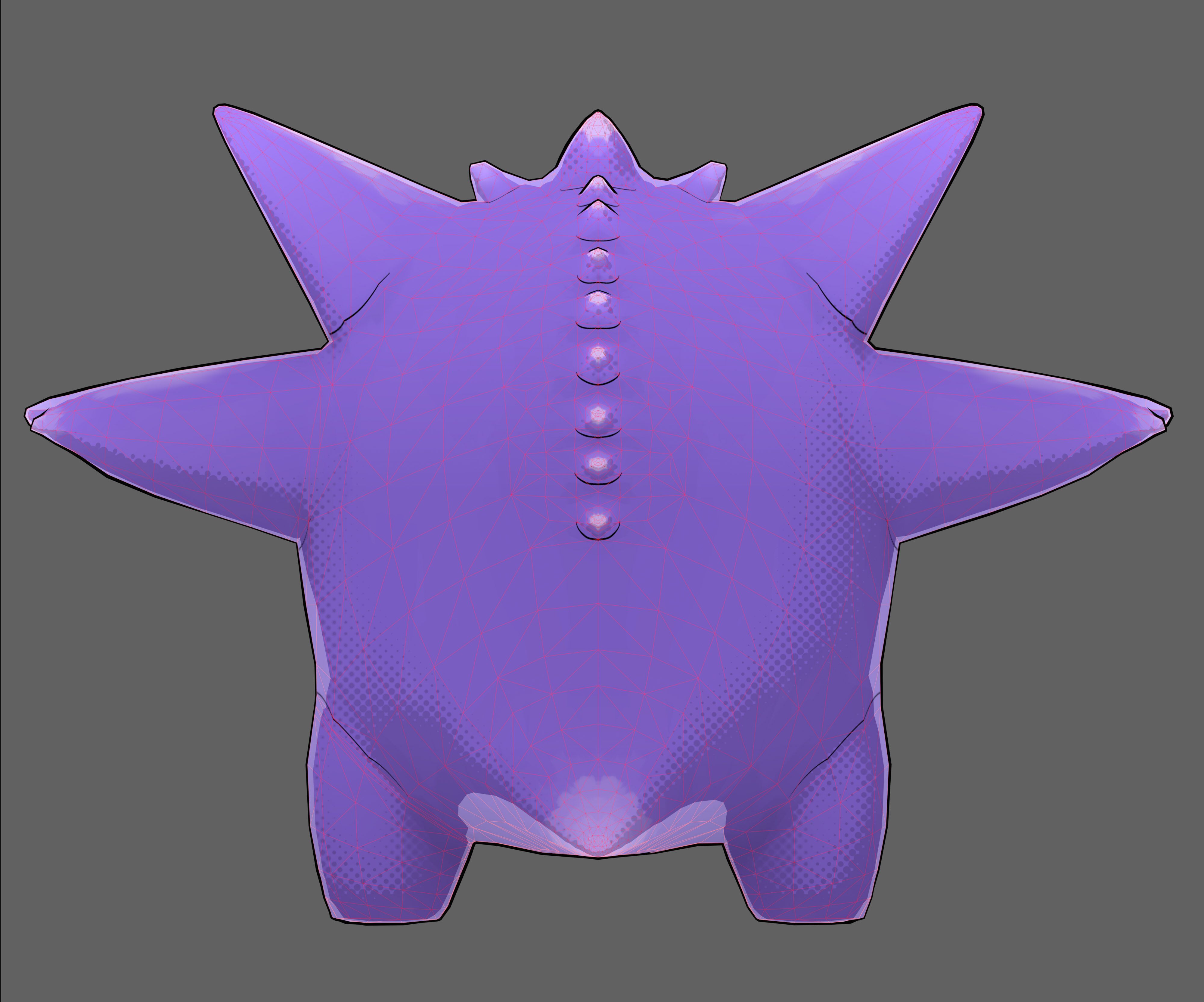 Gengnar Low-poly 3D model_18
