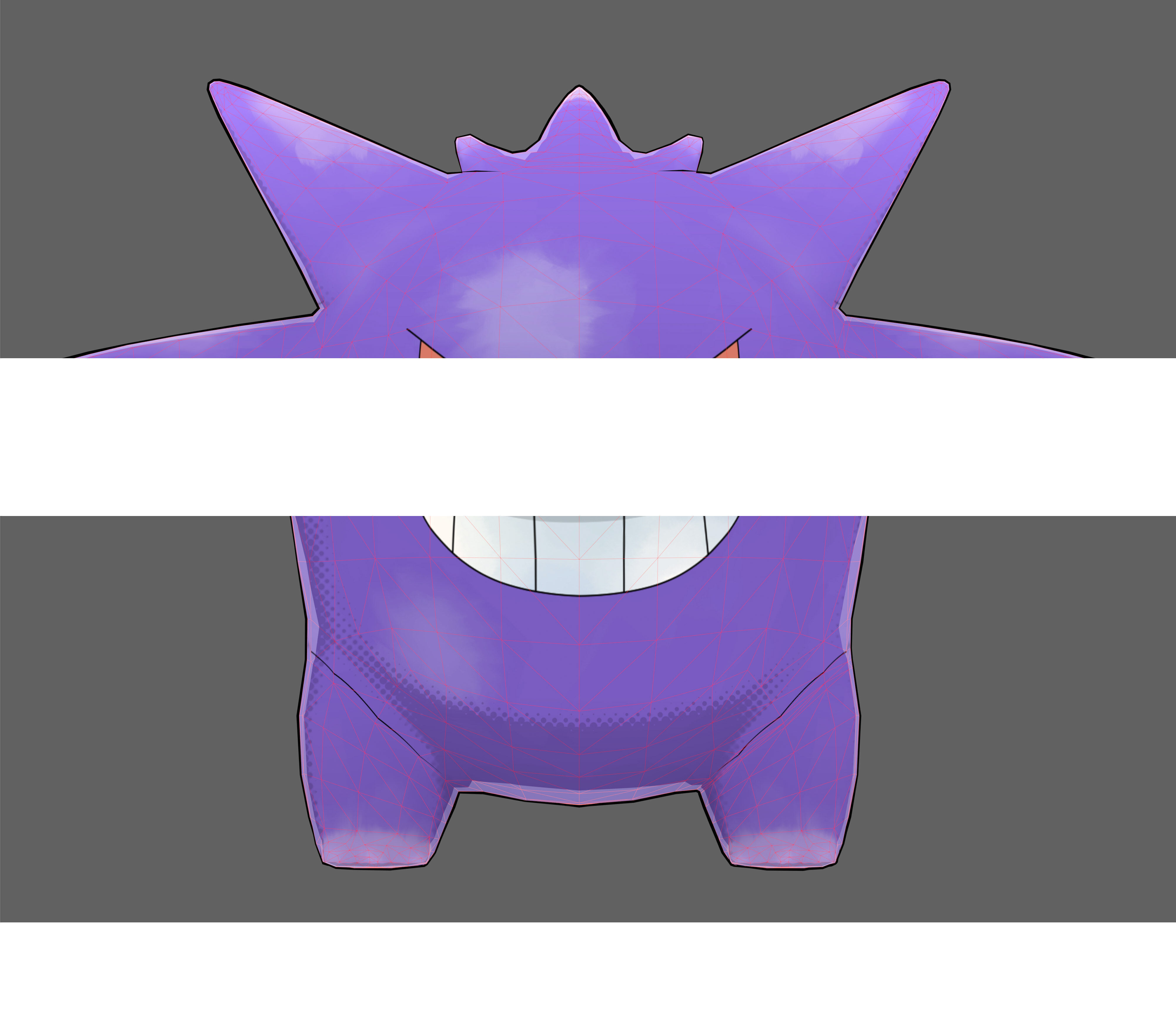 Gengnar Low-poly 3D model_19