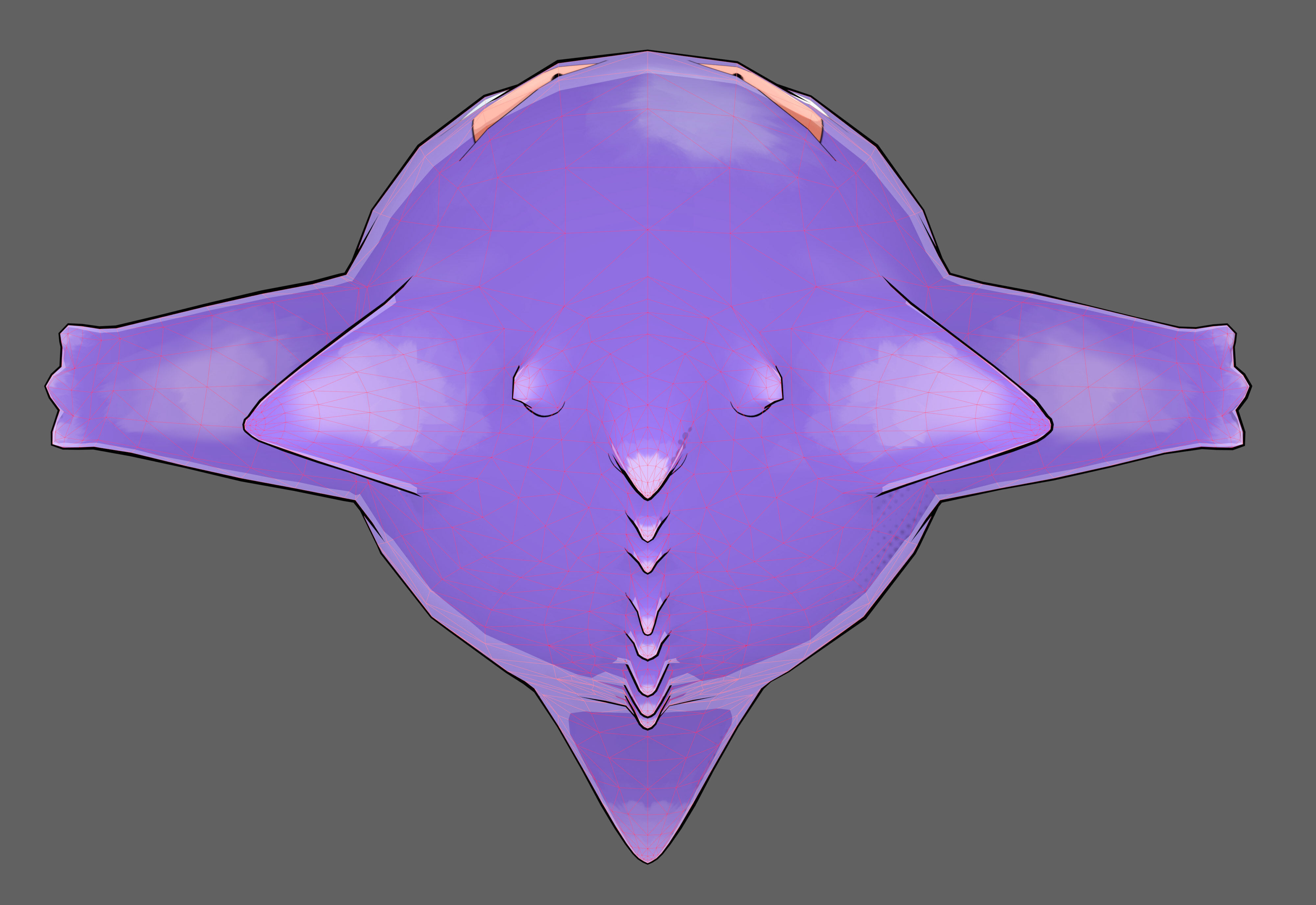 Gengnar Low-poly 3D model_23