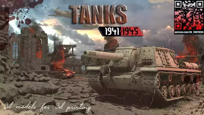 Tanks 1941-1945 3D Model Collection