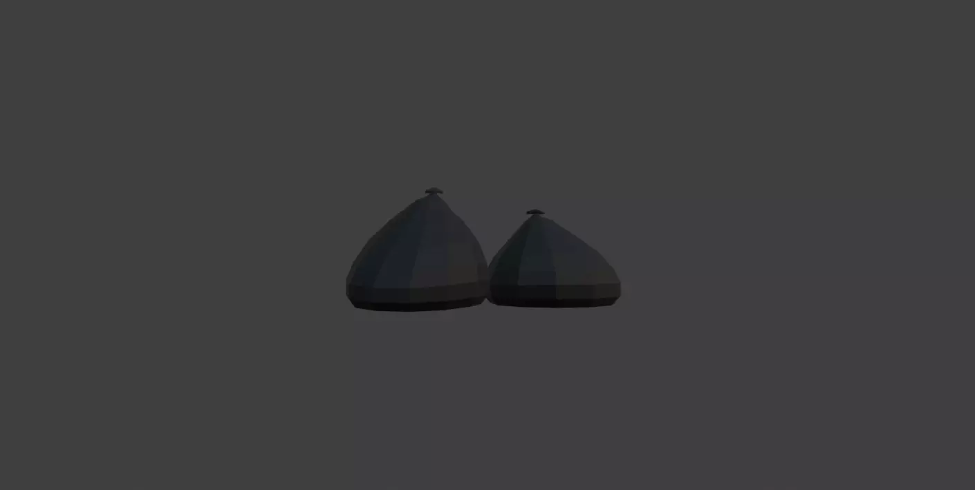Low Poly Trash Bag Free low-poly 3D model