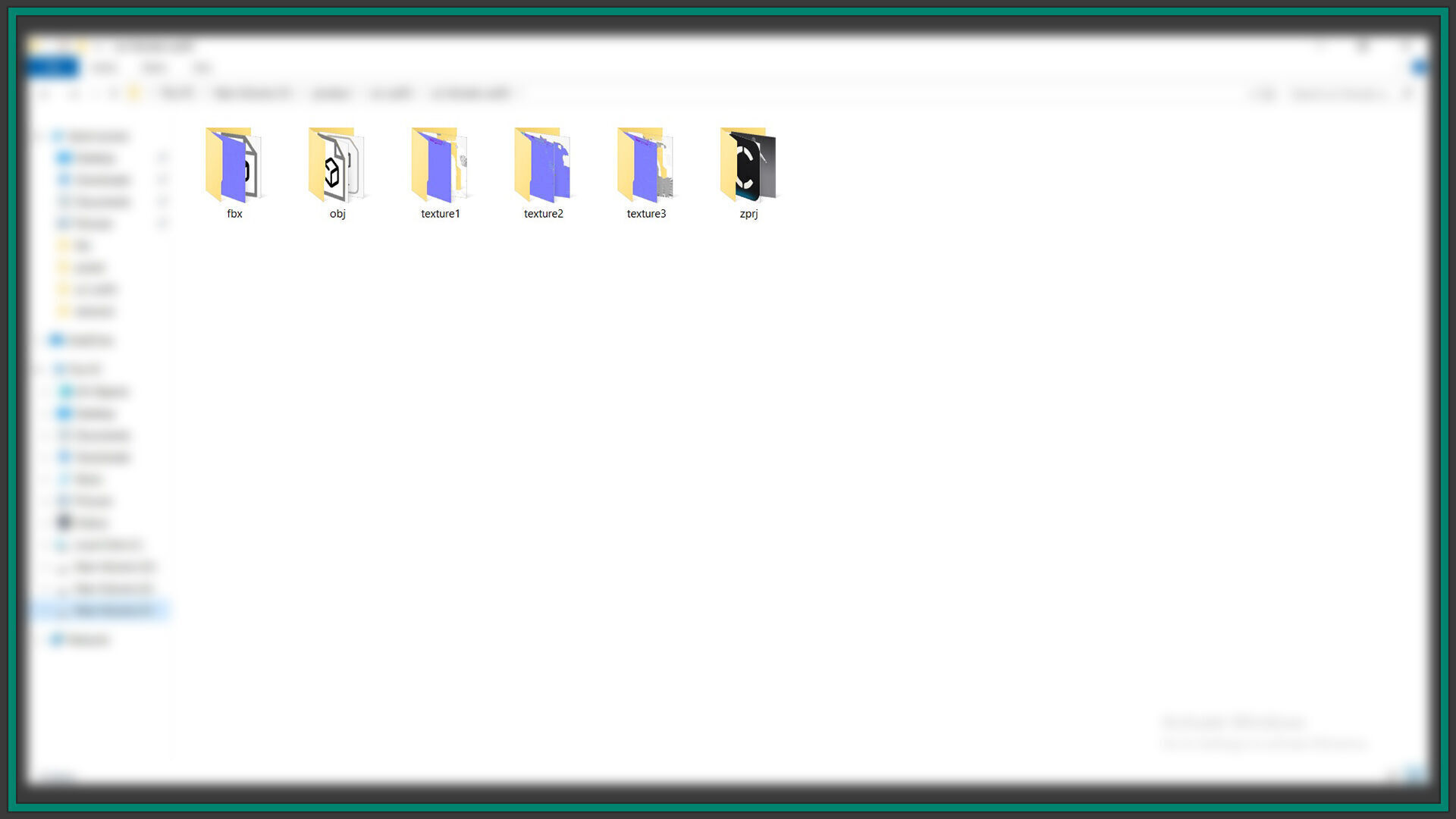 sci-fi female outfit with 3 texture 3D model_9