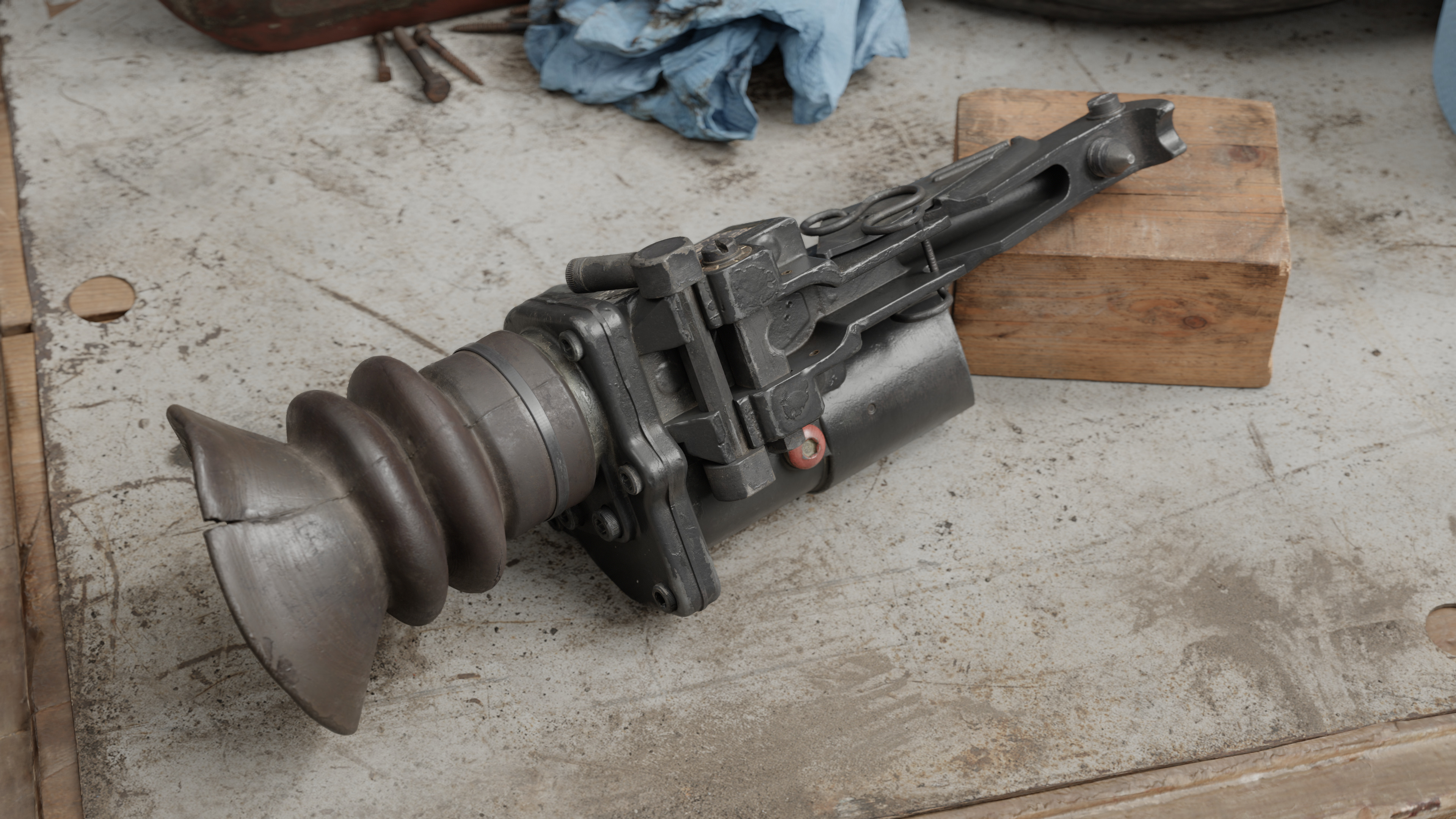 FN FAL scope L2A2 Sight Unit Infantry Trilux Low-poly 3D model_4