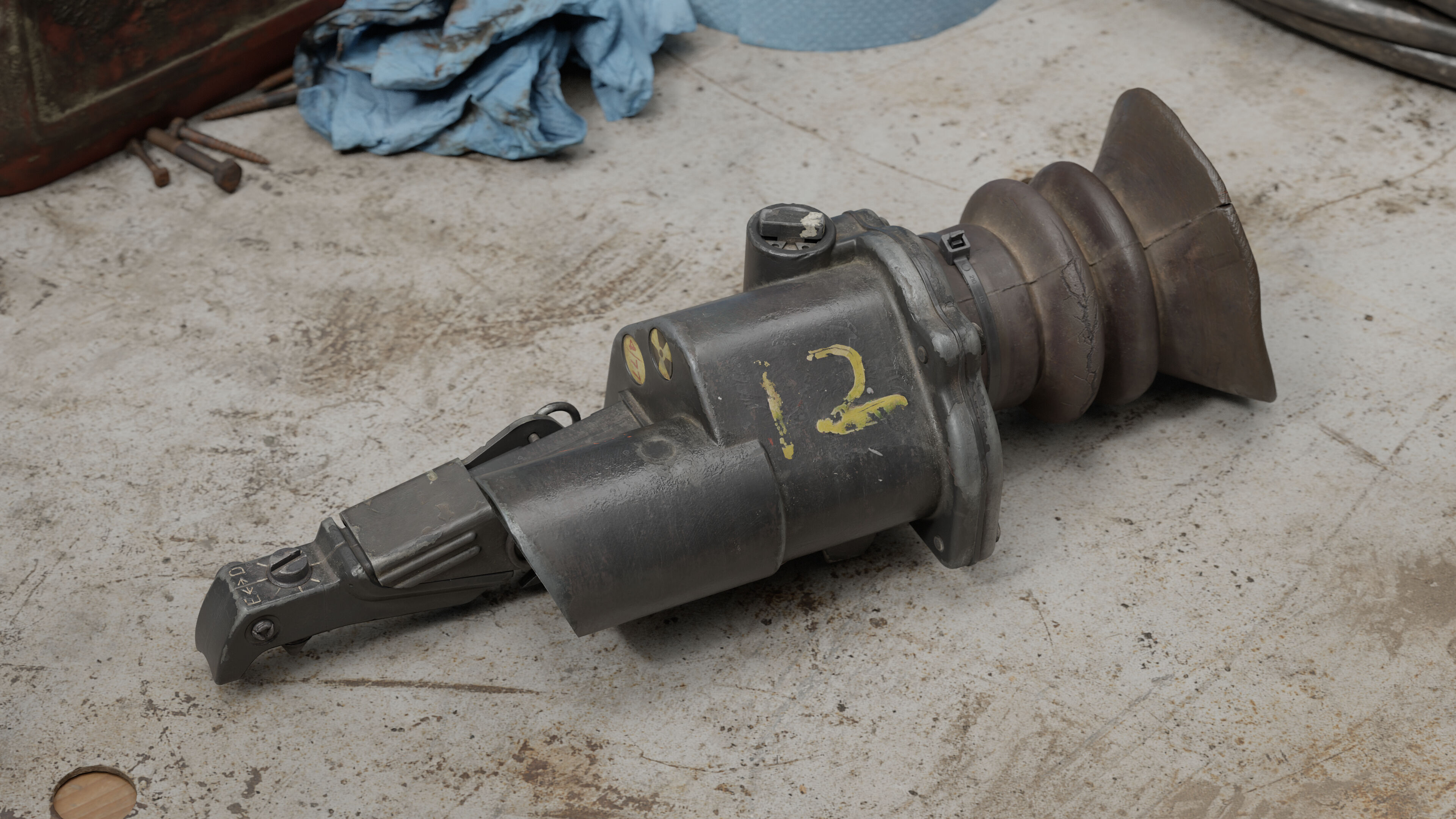 FN FAL scope L2A2 Sight Unit Infantry Trilux Low-poly 3D model_3