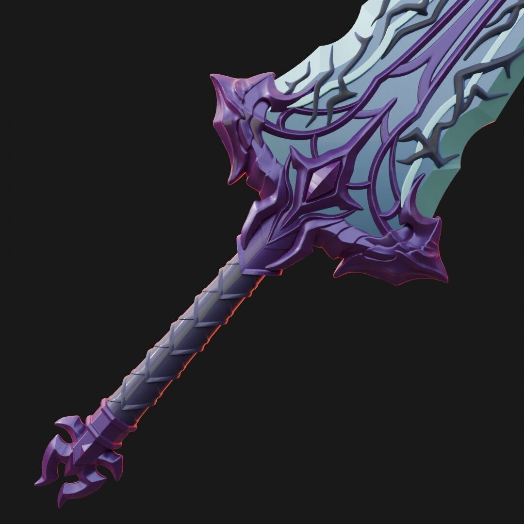 Demon King Longsword Solo Leveling Arise Fan Art 3D print model_5