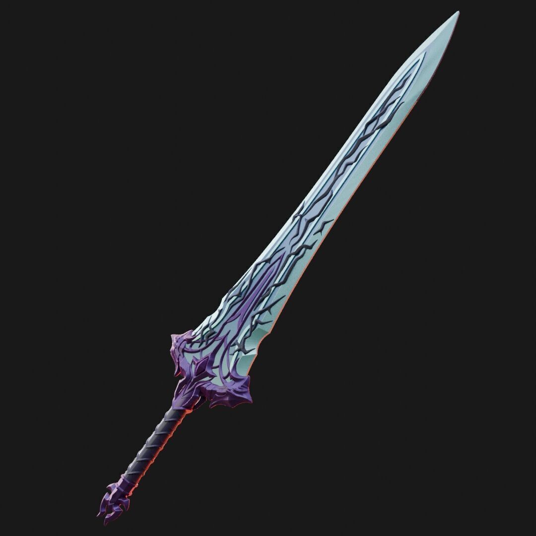 Demon King Longsword Solo Leveling Arise Fan Art 3D print model_4