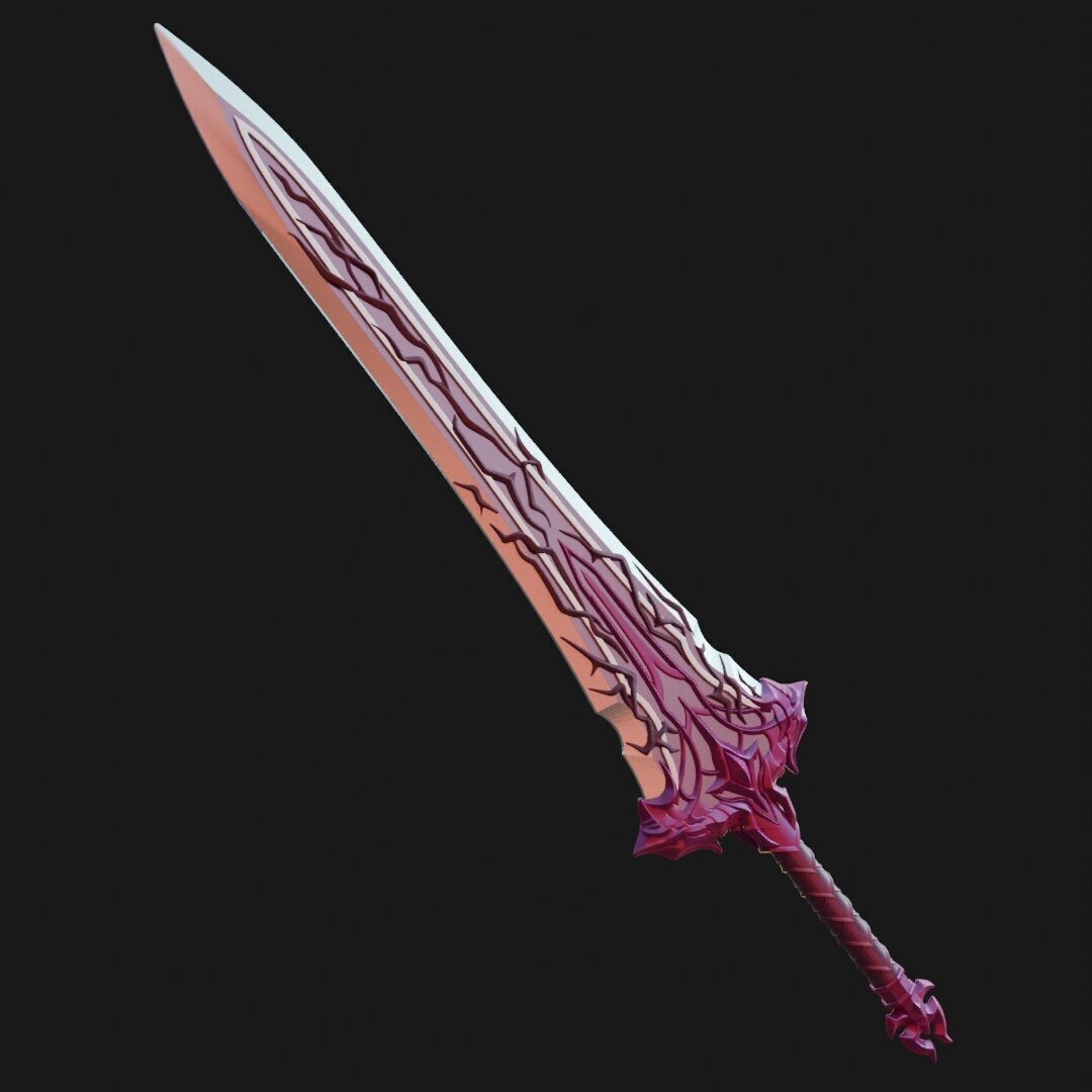 Demon King Longsword Solo Leveling Arise Fan Art 3D print model_3