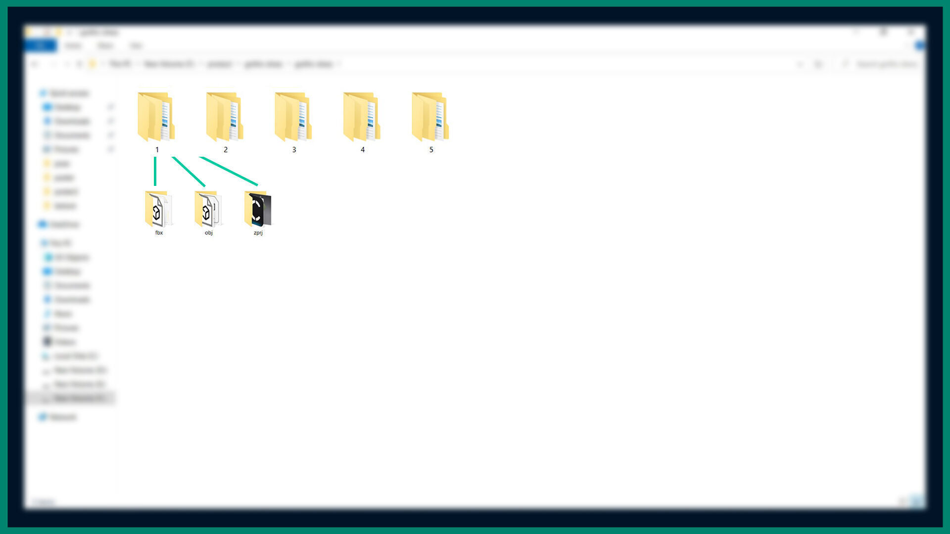 5 female short skirt 3D model_8