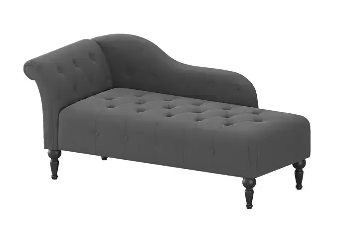 Polibi 60 6 Velvet Chaise Lounge 3D model