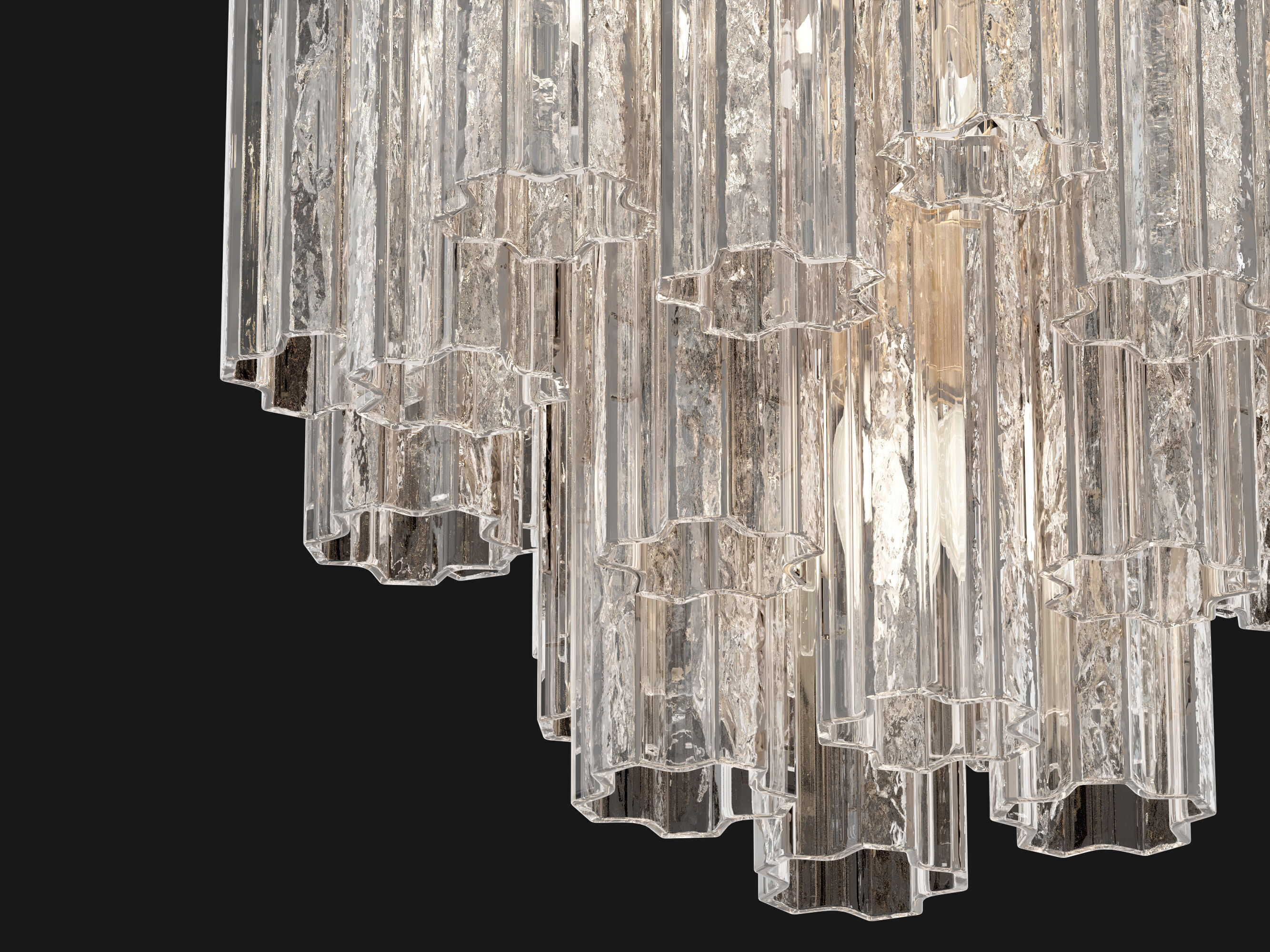 Addis 4 Light Mini Chandelier 3D model_1
