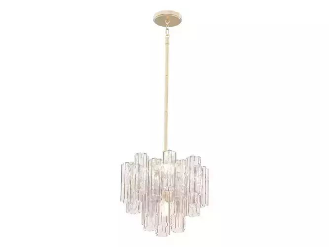 Addis 4 Light Mini Chandelier 3D model