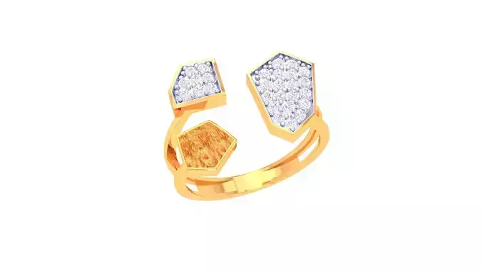 Women Ring Render 3dm STL OBJ FBX Details 3D print model