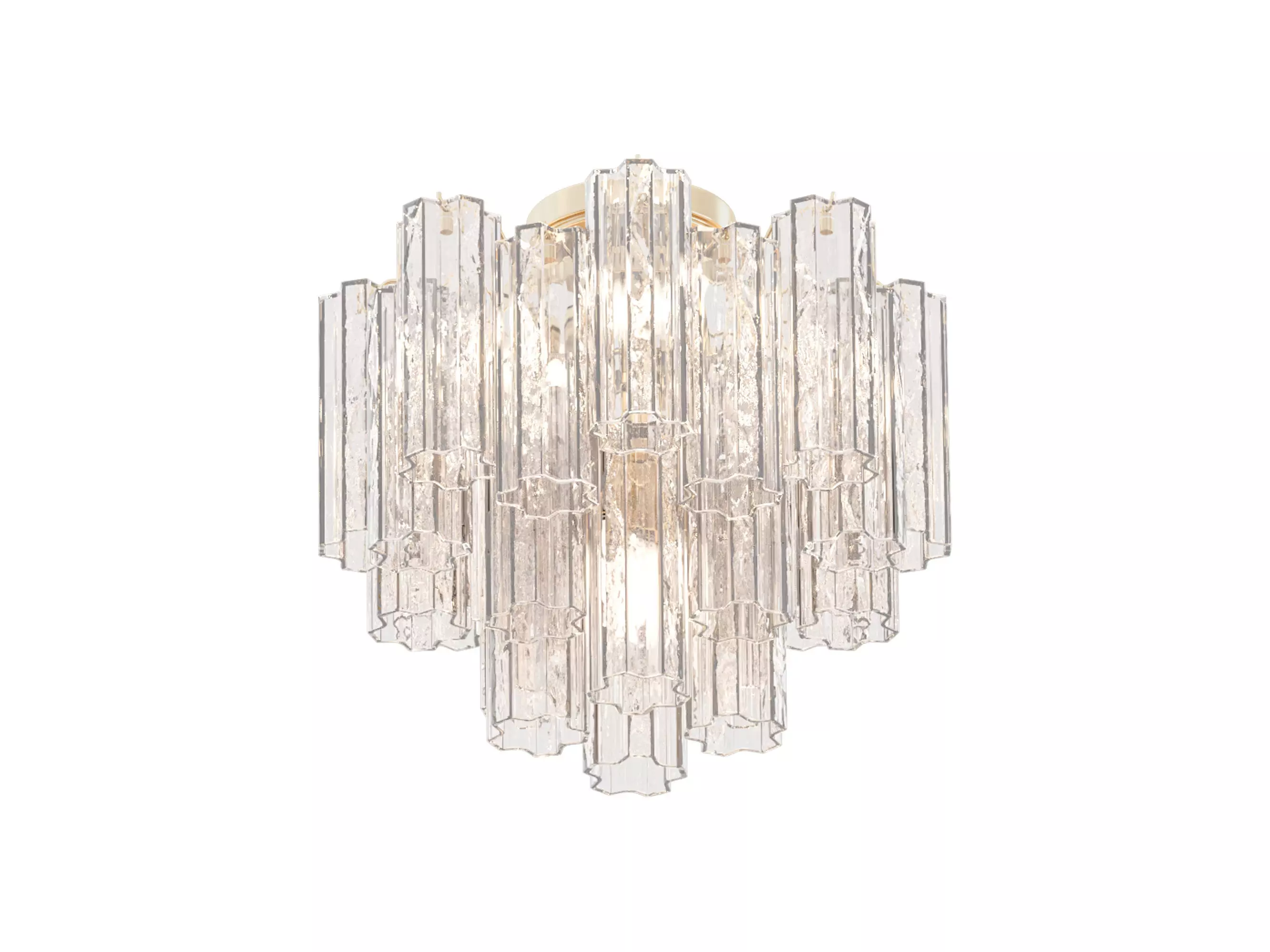 Addis 4 Light Semi Flush 3D model_0