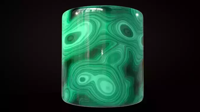 Malachite Palm Stone Substance Material  Texture