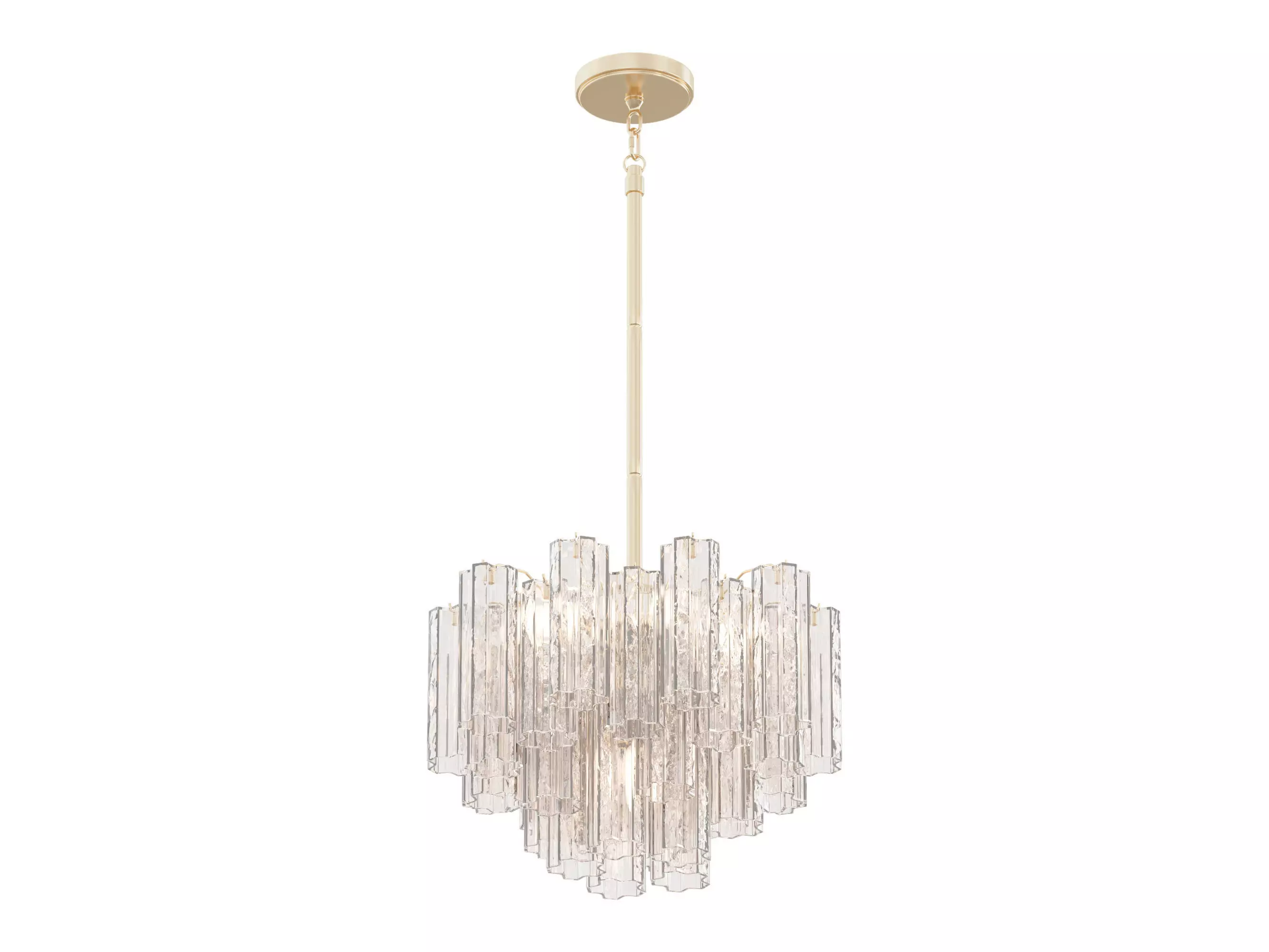 Addis 6 Light Chandelier 3D model_0