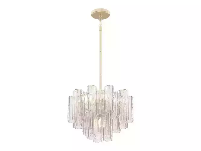 Addis 6 Light Chandelier 3D model