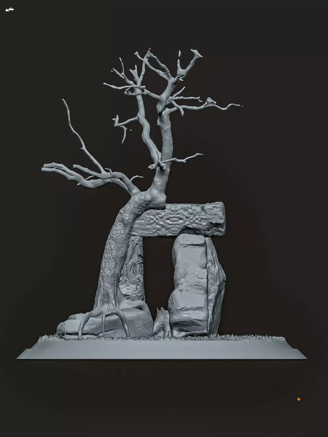 Ready Made Dioramas - Magical Stone Gate 3D print model
