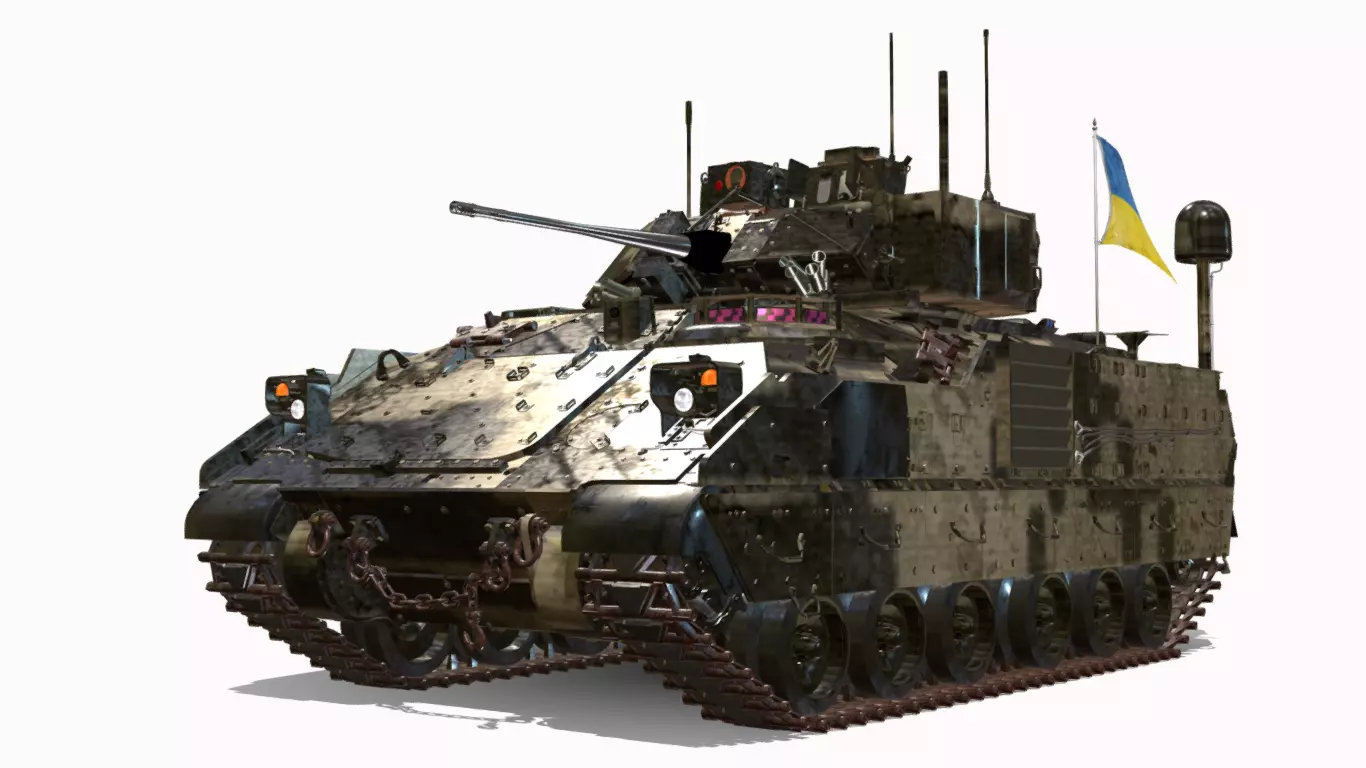bradley-m3a3 Low-poly 3D model