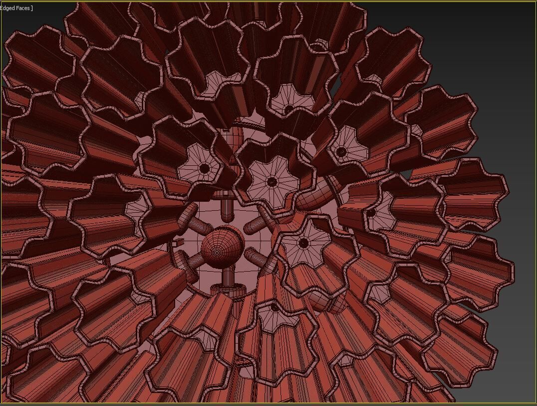 Addis 7 Light Flush 3D model_6