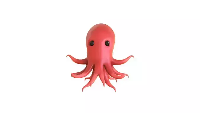 Cartoon Octopus v002