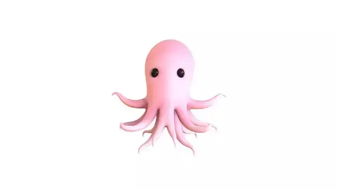 Cartoon Octopus v003
