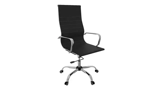 Modern Office Chair with Ergonomic Design and Wheels