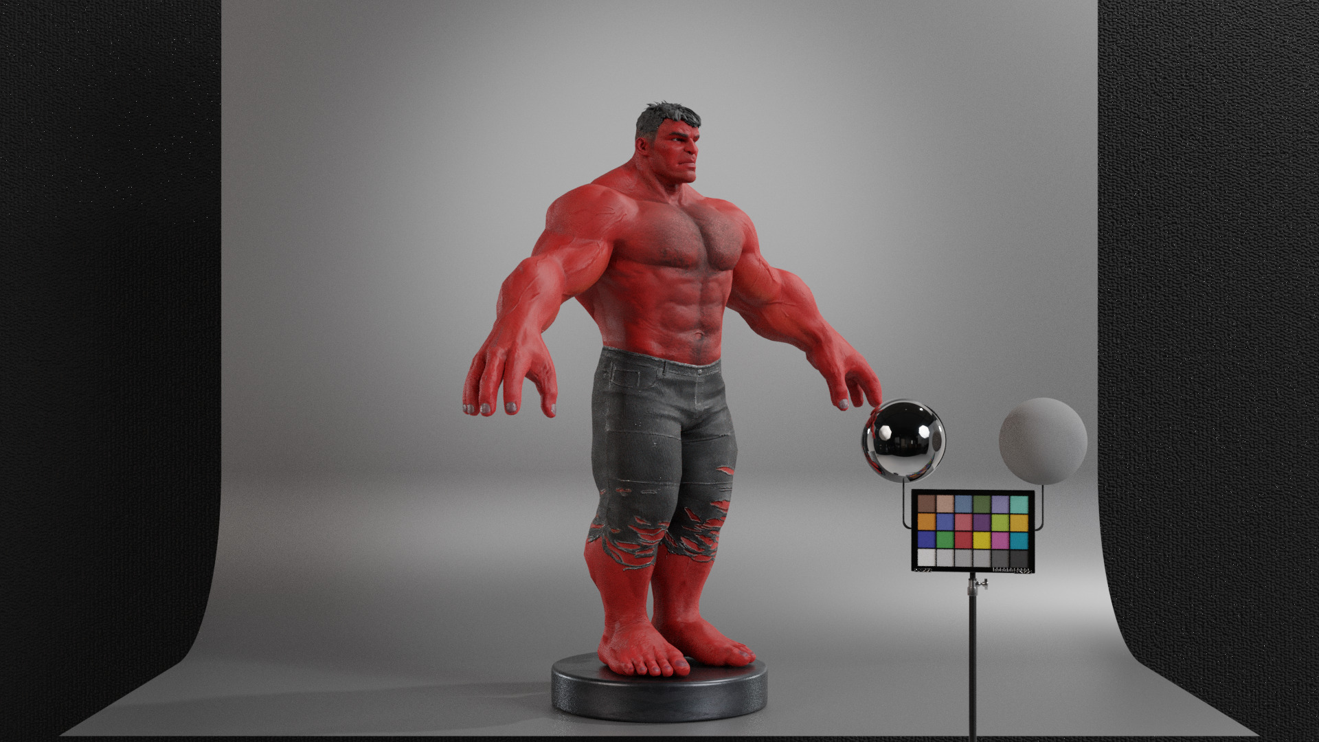 Red-Hulk 3D model_2
