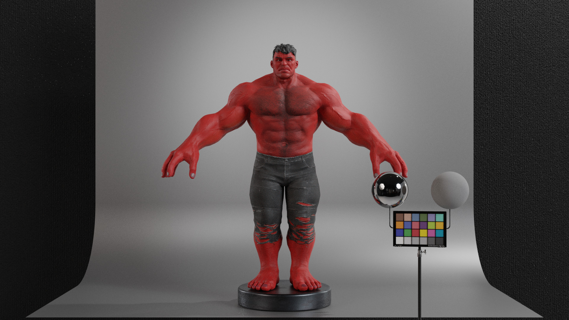 Red-Hulk 3D model_1
