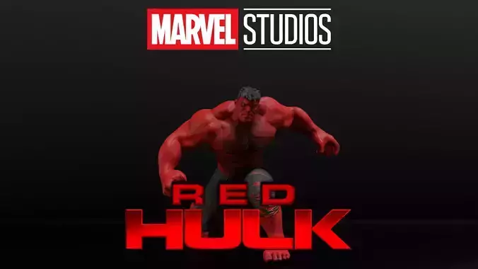 Red-Hulk 3D model
