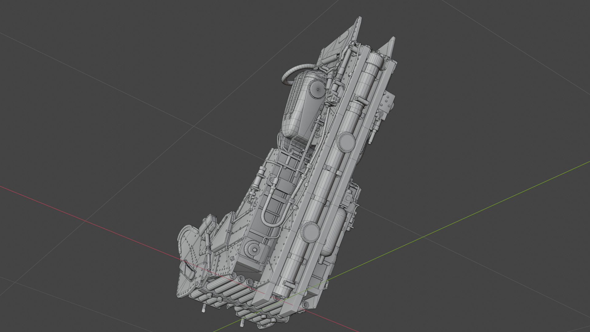 Buccaneer Martin Baker Mk6 Ejection Seats 3D print model_13