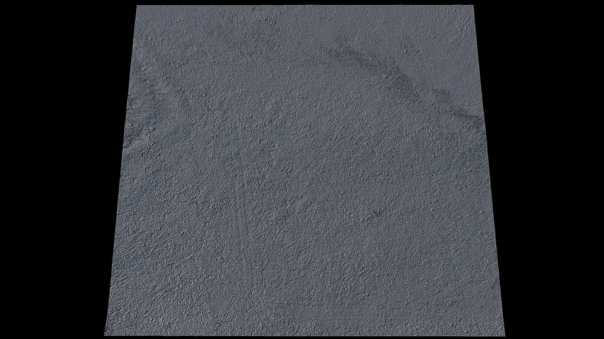 landscape grass field large area 150m part6 drone scan Low-poly 3D model_6