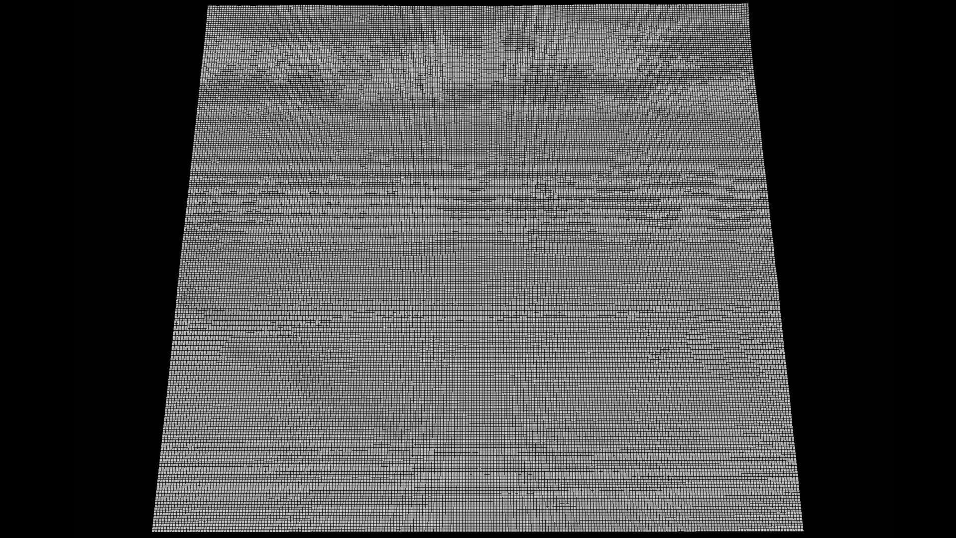 landscape grass field large area 150m part6 drone scan Low-poly 3D model_7