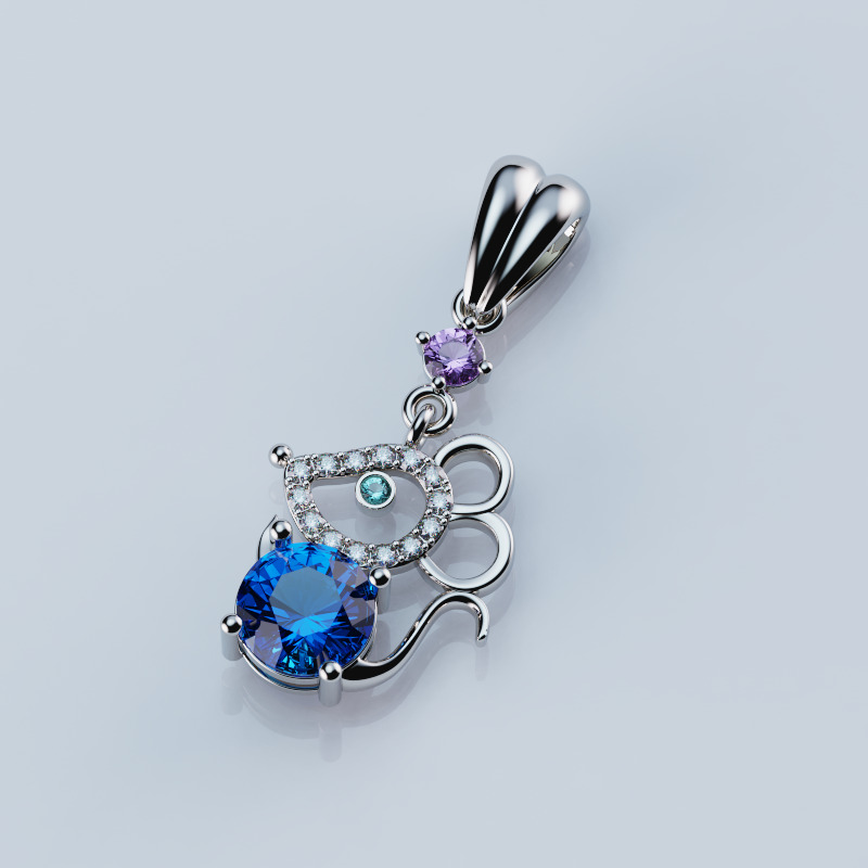 Pendant Mause 3Dmodel 3D print model_1