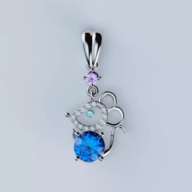 Pendant Mause 3Dmodel 3D print model_0