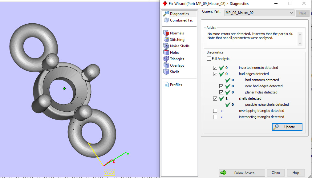 Pendant Mause 3Dmodel 3D print model_8